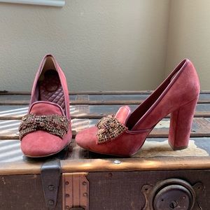 Tory Burch Red Suede Pumps - Sz 6.5